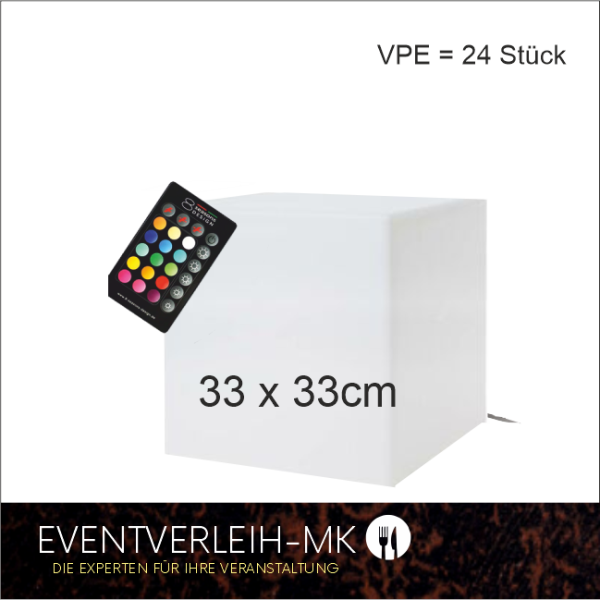 LED-Shining Cube 33 x 33cm